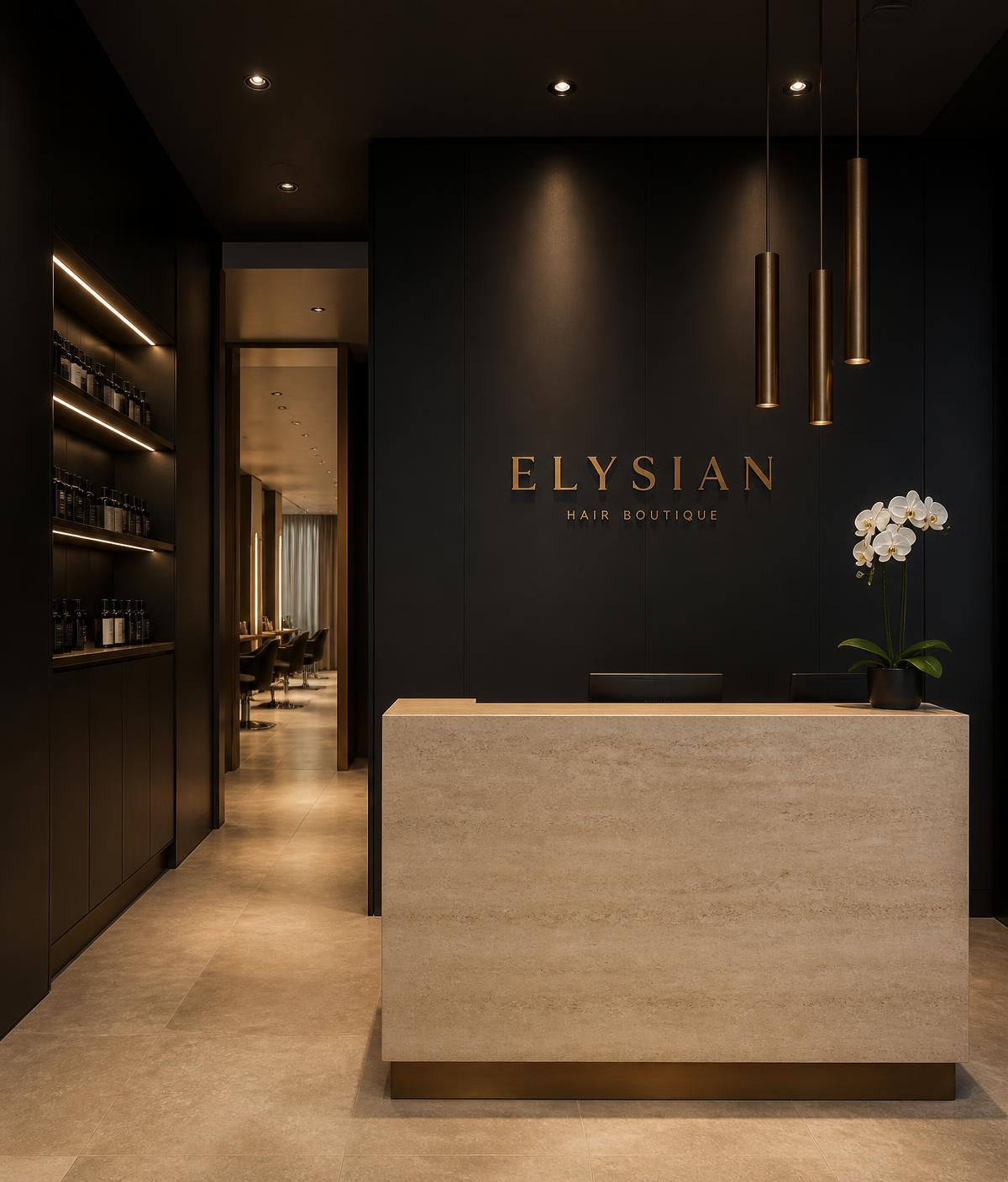 The Tan Hut reception in Luton with warm bronze lighting